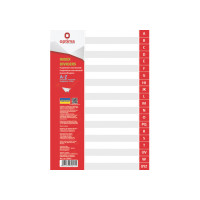 Розділювач сторінок пластиковий (сірий) (алфавіт A-Z) А4 Optima (O35813)