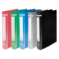 Папка 2 кільця пластик (A4) Buromax JOBMAX d-16 мм 25 мм асорті (BM.3161-99)