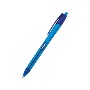 Ручка автомат кулькова Unimax Aerogrip, з грипом, 0,7 мм, синя (UX-136-02)