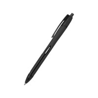 Ручка шариковая автомат с грипом 0,7 мм Unimax Aerogrip черная (UX-136-01)