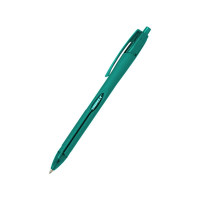 Ручка шариковая автомат с грипом 0,7 мм Unimax Aerogrip зеленая (UX-136-04)