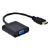 Адаптер STLab HDMI - VGA, 0.15 м с кабелем аудио и питанием от USB (U-990)