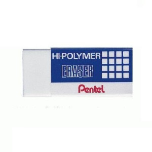 Гумка для олівців PENTEL Hi-Polymer-ZEH03 белый