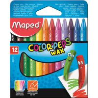 Крейда воскова MAPED Color Peps Wax Crayons 12 кольорів (MP.861011)