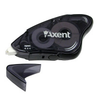 Коректор стрічковий 5 мм х 8 м Axent чорний (7003-01-a)