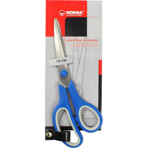 Ножиці офісні 190 мм (гумові вставки) NORMA 4220
