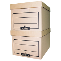Короб для архивных боксов 340х275х450 мм R-Kive Basics, крафт Fellowes (f.20303)