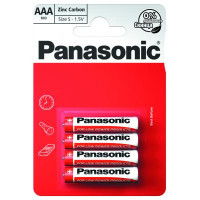 Батарейка PANASONIC R03 RED ZINK * 4 (R03REL/4BP)