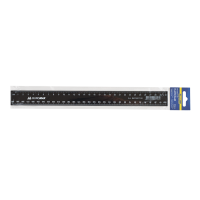Лінійка пластикова 30 см BuroMax чорна (BM.5827-30)