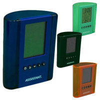 Подставка для ручек (часы-подставка) ASSISTANT АН-1050, на 1 отд пластик ассорти