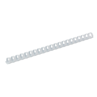 Пружина для биндера пластик 22 мм (до 180 л) 50 шт/уп (белая) Buromax (BM.0507-12)