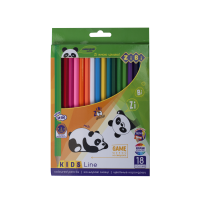 Карандаши цветные 18 цв х 18 шт ZIBI Kids Line (ZB.2415)