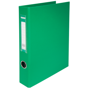 Папка 4 кільця картон (A4) Buromax d-30 мм 40 мм  поліпропілен покриття зелена (BM.3106-04)