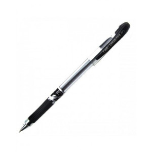 Ручка масляна Cello Maxriter 727, з грипом, чорна, 0,5 мм
