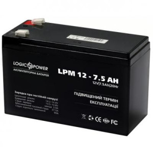Батарея к ИБП 12В 7.5 Ач LogicPower (3864)