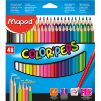 Олівці кольорові 48 кольор х 48 шт MAPED COLOR PEPS Classic тригранні (MP.832048)