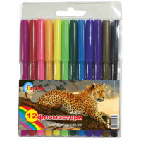 Набор фломастеров БАРВІНОК (5-102) 1-2 мм 12 цв АССОРТИ