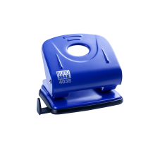 Дирокол металевий 30 арк BuroMax з планкою (синій) (BM.4038-02)