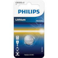 Батарейка-таблетка CR1616 Philips Lithium (CR1616/00B) (блистер - 1 шт.)
