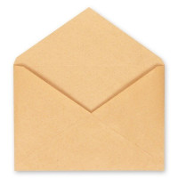 Конверт мокроклейкий C4 (229 х 324) 1 шт, трикутний клапан, коричневий