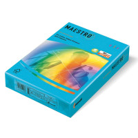 Папір кольоровий MAESTRO COLOR Intensive Aqua Blue (А4, 500 арк) (насичений синій) (AB48)