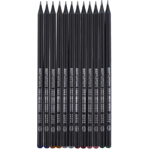 Олівець чорнографітних без гумки HB VGR корп чорний (22652)