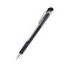 Ручка шариковая с грипом Unimax Top Tek Fusion 0,7 мм черная (длина линии 10 000 м) (UX-10 000-01)