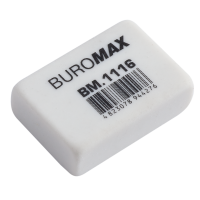 Ластик для карандашей BUROMAX (26 х 18 х 8 мм) Dust-free (BM.1116)