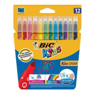 Набір фломастерів BIC Kid Couleur 12 кольорів (bc8289662)