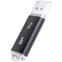 Флешка 16GB Silicon Power Ultima U02 Black USB 2.0 (SP016GBUF2U02V1K)