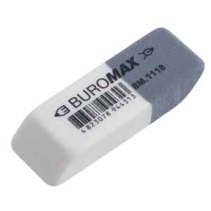Гумка для олівців та чорнила BUROMAX Dust-Free (41 х 14 х 8 мм) (BM.1118)
