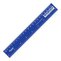 Линейка пластиковая 20 см Axent синяя (7620-02-A)