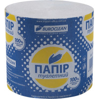 Бумага туалетная 1слойн Buroclean 39 М серая без гильзы (УПАКОВКА - 10 ШТУК) (10100001)