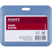 Бейдж горизонтальный Axent, 100 х 79 мм (размер вкладки 85 х 54 мм) (4500h-02-a)