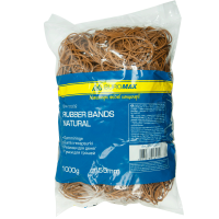 Резинки для денег BuroMax Natural d/55 мм 1000 гр ассорти (BM.5509)