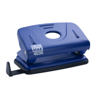 Дырокол металлический 10 лист BuroMax с планкой синий (BM.4036-02)