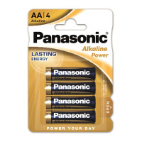 Елемент живлення (батарейка) AA LR06 PANASONIC Power Alkaline 4 шт/уп (LR6REB/4BPR)