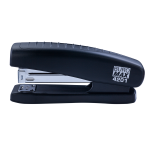 Степлер пластиковий на 20 арк BuroMax (скоби №24/6,26/6) чорний (BM.4201-01)
