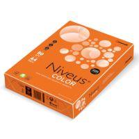 Бумага цветная А4 80 г/м кв Niveus Color 500 л интенсив Orange (OR43)