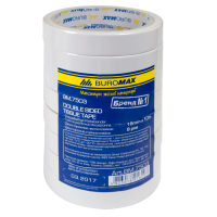 Скотч 2сторон 18 мм х 10 м BuroMax (ткан основа) (BM.7503)