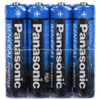 Батарейка AAA LR03 PANASONIC GENERAL PURPOSE TRAY 4 ZINK-CARBON (R03BER/4PR)
