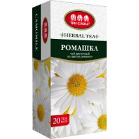 Чай трав'яний в ф/п Три слона квітковий ромашка, 20 пакетиків