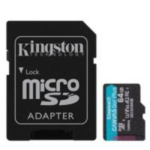Карта памяти Kingston 64GB microSDXC class 10 UHS-I U3 A2 Canvas Go Plus (SDCG3/64GB)