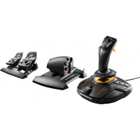 Джойстик ThrustMaster T.16000M FC Flight Pack Black/Orange (2960782)