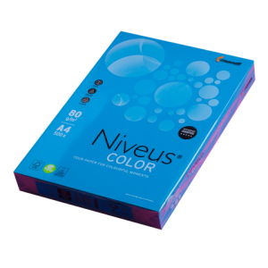 Бумага цветная А4 80 г/м кв Niveus Color 500 л насыщенный темно-синий (DB49)