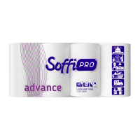 Бумага туалетная 3слойн SOFFIPRO  Advance белая 16 рулонов