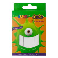 Крейда біла 12 шт., картонна коробка, SMART Line ( ZB.6705-12)