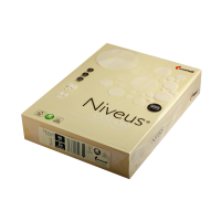 Бумага цветная А4 80 г/м кв Niveus Color 500 л пастель желтый YE23