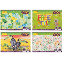 Альбом для рисования на пружине, 20 листов, 120 г/м2, KIDS Line (ZB.1440)