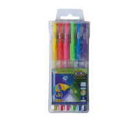Набор из 6 гелевых ручек NEON в пластиковом пенале, KIDS Line (ZB.2201-99)